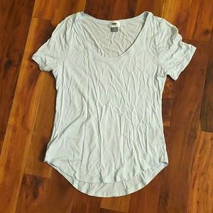 🎀2/$15  Baby blue t shirt- small
